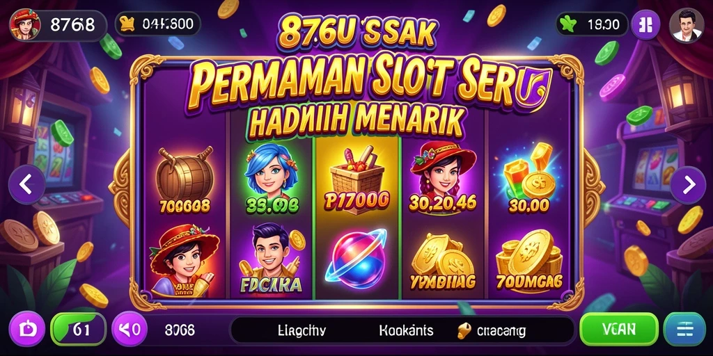Tampilan gameplay slot yang menarik dan mengasyikkan dari 8768.