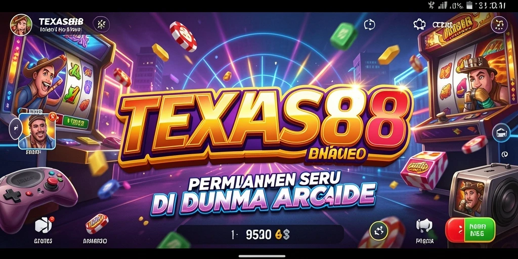 Tampilan gameplay TEXAS88 yang seru dan menantang.